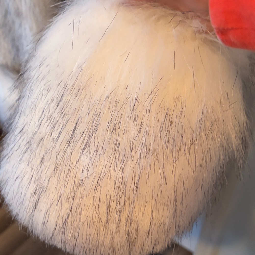 SpiritHoods White Faux Fur Hood with Kitty Ears Collectors Edition - Picture 7 of 16